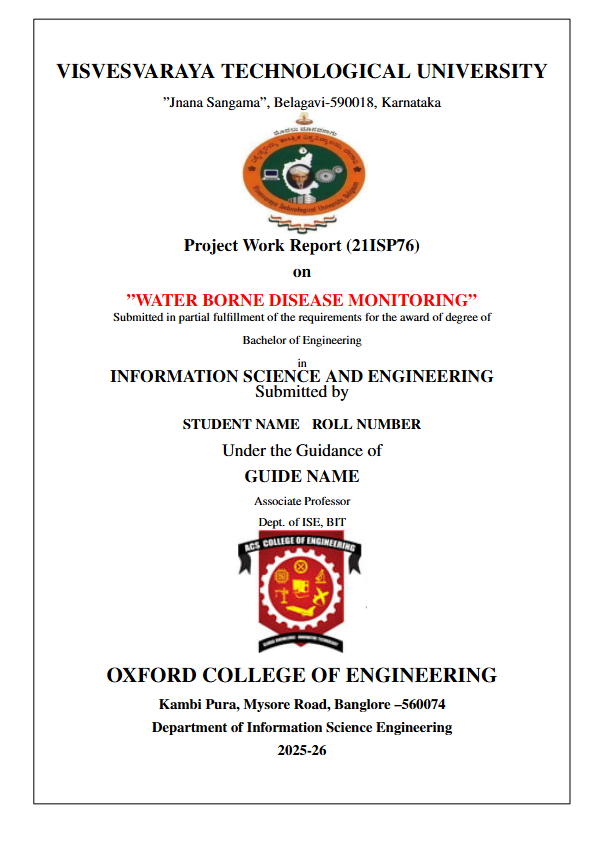 Water Borne Disease Monitoring